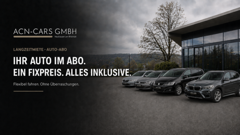 Fahrzeugflotte für Auto-Abo und Langzeitmiete bei ACN-Cars in Neuhausen am Rheinfall