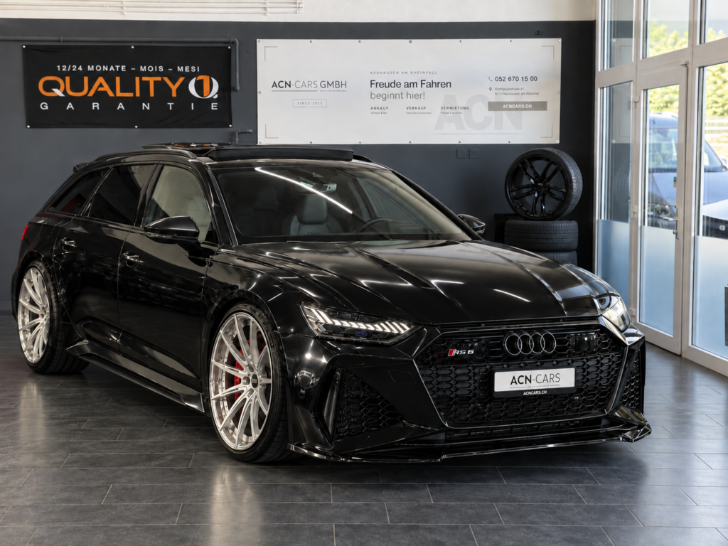 Audi RS6 Avant (600 PS) mieten bei ACN Cars in Neuhausen/Schaffhausen – Frontansicht